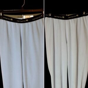 2 Women's Carhartt Thermal Base Layer Long John's Blue Periwinkle size Small 4-6